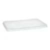 PAPSTAR 500 Deckel Für Verpackungsbecher, PP 0,7 Cm X 18,6 Cm X 13,3 Cm Transparent