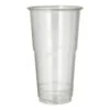 PAPSTAR 960 Kaltgetränkebecher, PLA "pure" 0,5 L Ø 9,5 Cm · 16,2 Cm Glasklar Mit Schaumrand