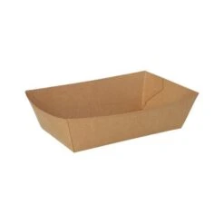 PAPSTAR 1000 Snacktrays, Pappe "pure" 4,3 Cm X 7,8 Cm X 13 Cm Braun