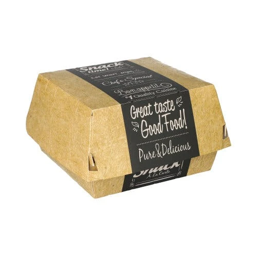 PAPSTAR 50 Burgerboxen, Pappe "pure" 7 Cm X 12,5 Cm X 12,5 Cm "Good Food" Groß 7 PAPSTAR 50 Burgerboxen, Pappe "pure" 7 Cm X 12,5 Cm X 12,5 Cm "Good Food" Groß – Bild 7