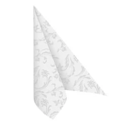 PAPSTAR 50 Servietten "ROYAL Collection" 1/4-Falz 40 Cm X 40 Cm Weiss "Damascato" -Papstar e5c9f2b0 0573 44cc 94f1 eac8ead7d032