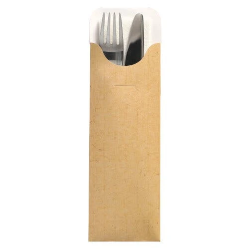 PAPSTAR 500 Bestecktaschen 23,5 Cm X 7,3 Cm Natur Inkl. Weißer Serviette 40 X 40 Cm 2-lag. 7 PAPSTAR 500 Bestecktaschen 23,5 Cm X 7,3 Cm Natur Inkl. Weißer Serviette 40 X 40 Cm 2-lag. – Bild 7