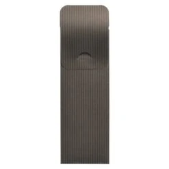 PAPSTAR 500 Bestecktaschen 23,5 Cm X 7,3 Cm Anthrazit "Lines" Inkl. Weißer Serviette 40 X 40 Cm 2-lag.