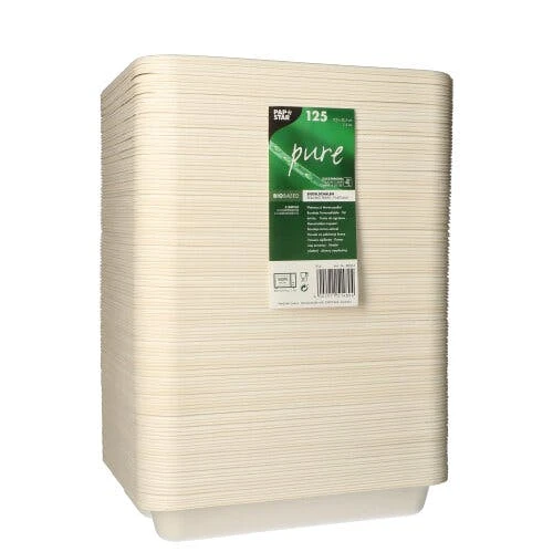 PAPSTAR 125 Siegelschalen, Zuckerrohr 3-geteilt 850 Ml 3 Cm X 17,5 Cm X 22,5 Cm Weiss 7 PAPSTAR 125 Siegelschalen, Zuckerrohr 3-geteilt 850 Ml 3 Cm X 17,5 Cm X 22,5 Cm Weiss – Bild 7