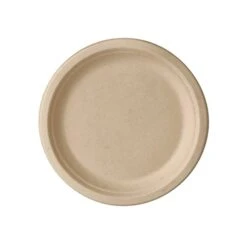 PAPSTAR 500 Teller, Zuckerrohr "pure" Ungeteilt Ø 26 Cm · 2 Cm Natur -Papstar fa87025e 396b 4488 b827 d424ea52f374